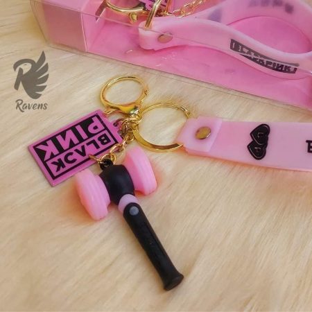 black pink keychain