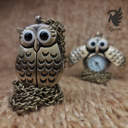 Owl Pocket Watch