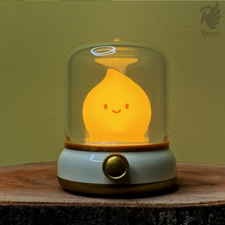 Hurricane Lamp White