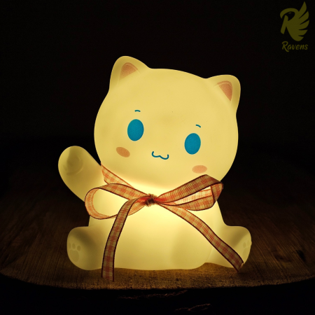 Pink Ribbon Cat Light