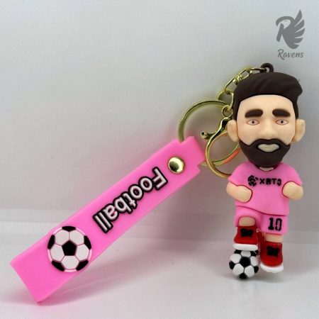 Messi (Miami Pink kit) keychain