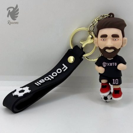 Messi (Miami Black kit) keychain