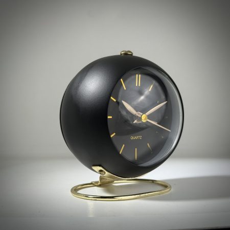 Sphere Alarm Clock Black