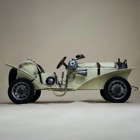 Antique white Car