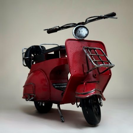 Antique Metal Vespa Red