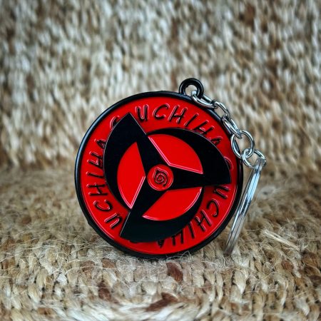 Kakashi sharingan spinning keychain