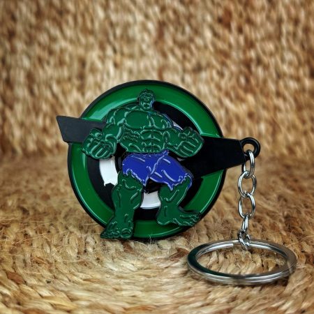 Hulk spinning keychain