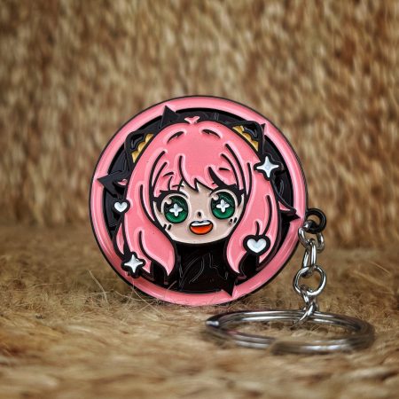 Anya Spinning keychain