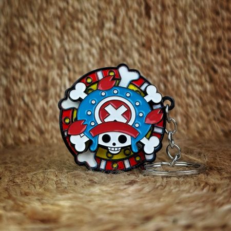 Chopper spinning keychain