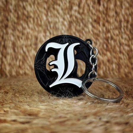 Death note spinning keychain