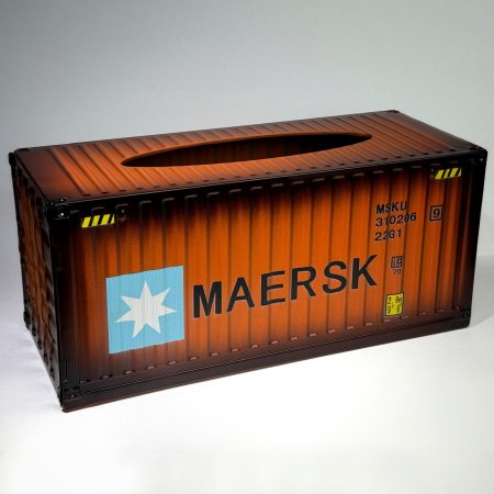 Container Tissue Box (Orange)