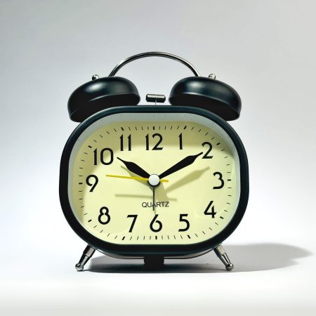 Twin Bell Alarm Clock (Black)
