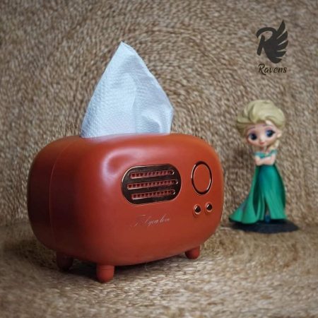 Radio Tissue Box Red